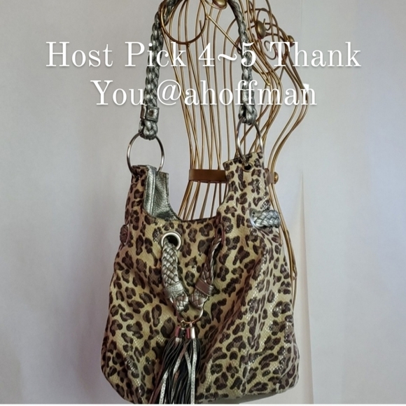 Bueno Handbags - Bueno Bag Snakeskin & Leopard Look